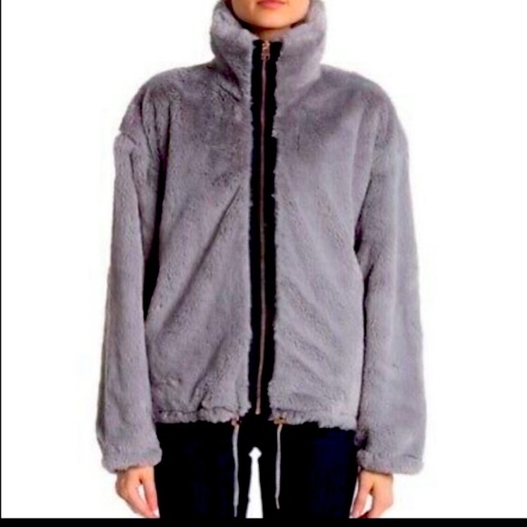 Lucky Brand faux fur jacket NWOT - Picture 2 of 5